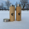 Bamboo Stainless Steel Flask Water Bottle 4